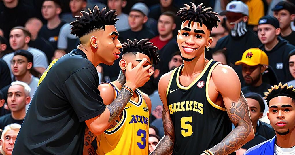 NLE Choppa Addresses Fan’s Inappropriate Behavior During Basketball Game