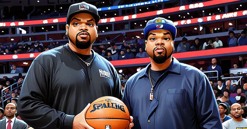 Ice Cube Hoops it Up in Newark with Big 3 Basketball