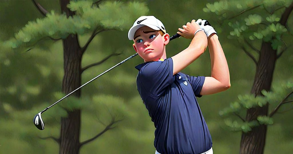 Challenges Faced by Young Charlie Woods in U.S. Junior Debut