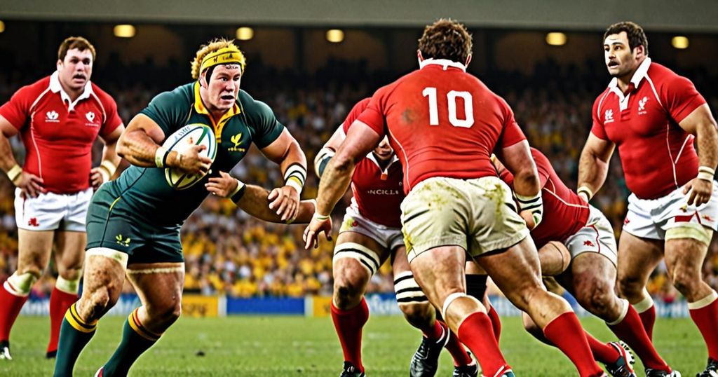 The Battle Down Under: Wales Takes on Australia in Rugby Showdown