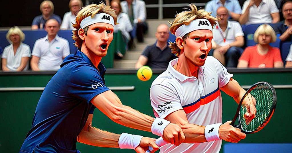 Thrilling Match Between Alexander Zverev and Jesper De Jong at the Hamburg Open