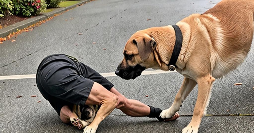 Brave Fighter and Furry Friend Take Down Nanaimo Attacker with Bra on Head