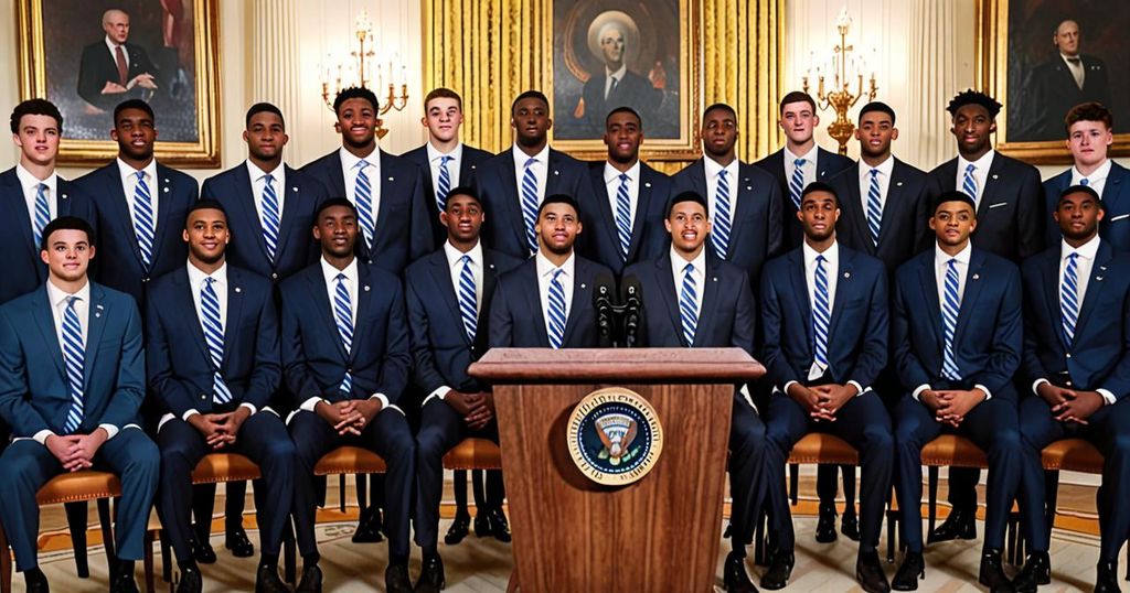 The Trine Men’s Basketball Team: A Memorable Trip to the White House