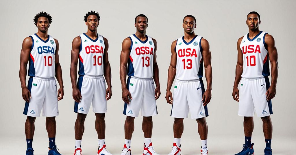 Team USA Reveals Stylish Olympic Basketball Uniforms