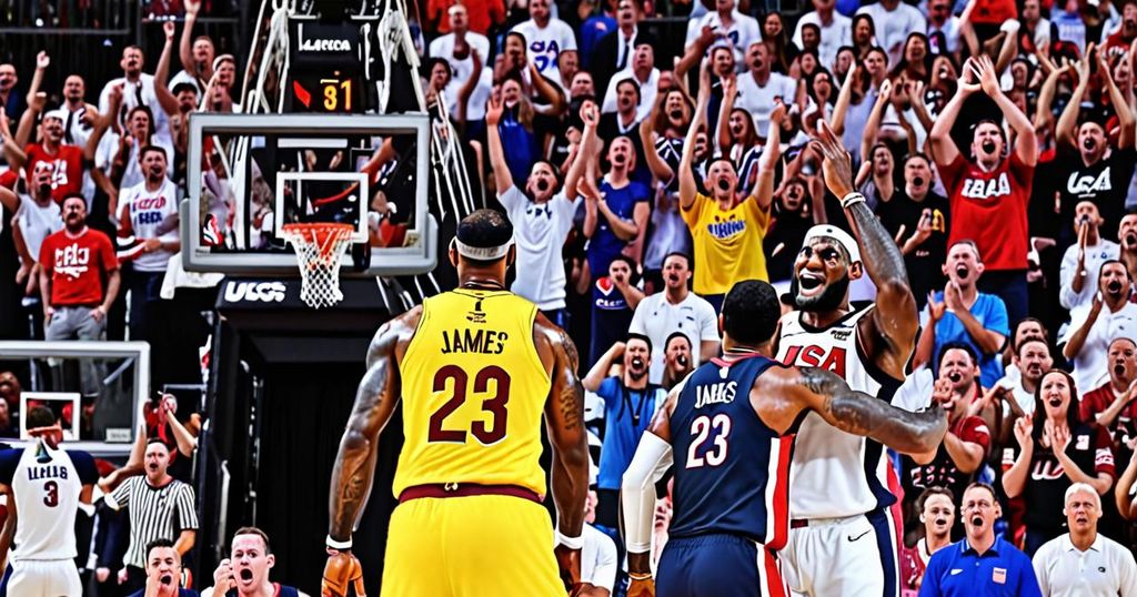 LeBron James Makes Jaw-Dropping Game Winner for Team USA: How his Lakers Teammate Reacted