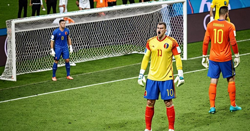 Controversy at Euro 2024 as Romania’s Goalkeeper Hindered by Trainers During Match Against Netherlands