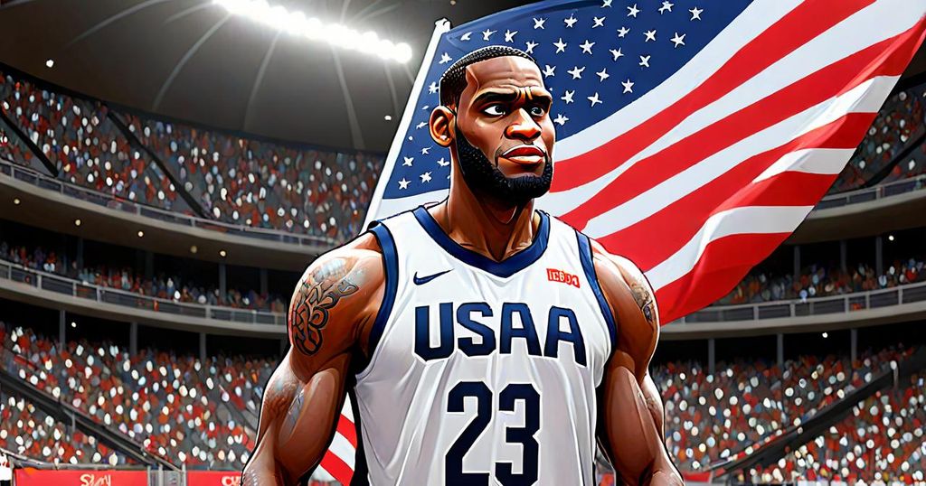 LeBron James Chosen as Flag Bearer for Team USA at Paris Olympics