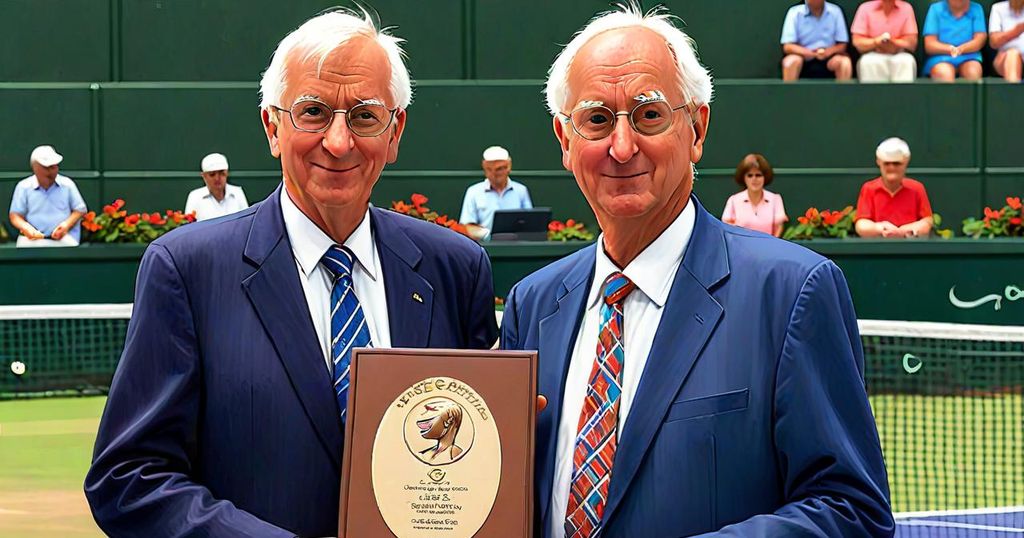 Richard Evans Inducted into International Tennis Hall of Fame for His Remarkable Contribution to the Sport