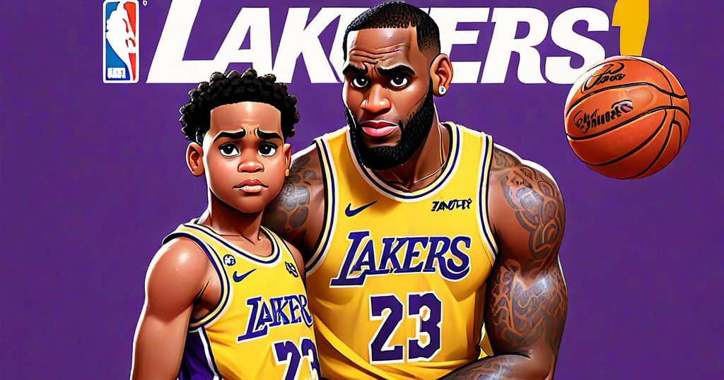 LeBron James Celebrates Son Joining Lakers as Greatest Basketball Achievement