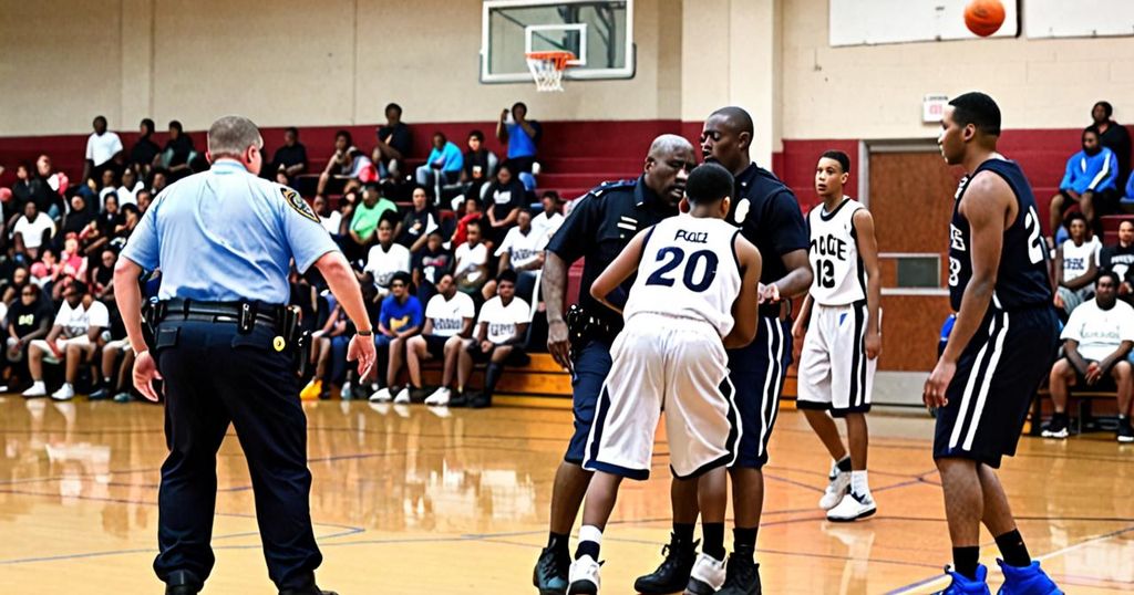 Police Apprehend Two Individuals and Recover Firearm at Roxbury Basketball Tournament