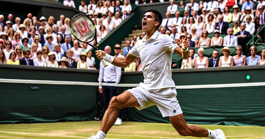 Carlos Alcaraz Makes History with 4th Grand Slam Win at Wimbledon