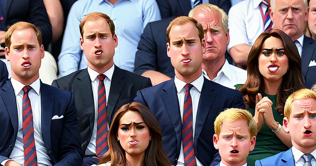 The Passionate Football Reactions of Prince William: A Look at His Emotional Journey in the Stands