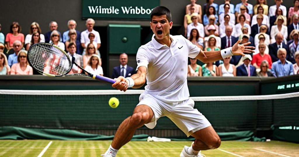 Carlos Alcaraz Battles His Way to Wimbledon Final