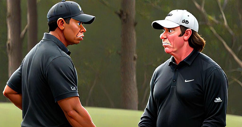 Phil Mickelson Snubs Small Talk with Tiger Woods at The Open