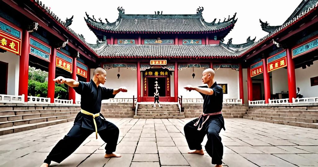 American Shaolin Kung Fu Enthusiasts Pay a Visit to Fujian Temple