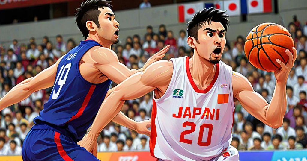 Japan and Serbia Face Off in Basketball Showcase Game