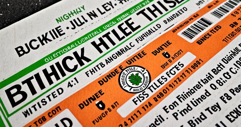 Exciting Showdown at Victoria Park: Buckie Thistle vs Dundee United