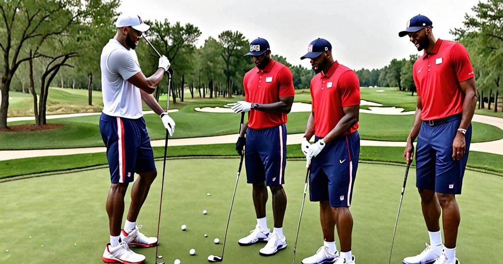 Pro Golf Outing for Stephen Curry, Jayson Tatum, and Devin Booker in Abu Dhabi