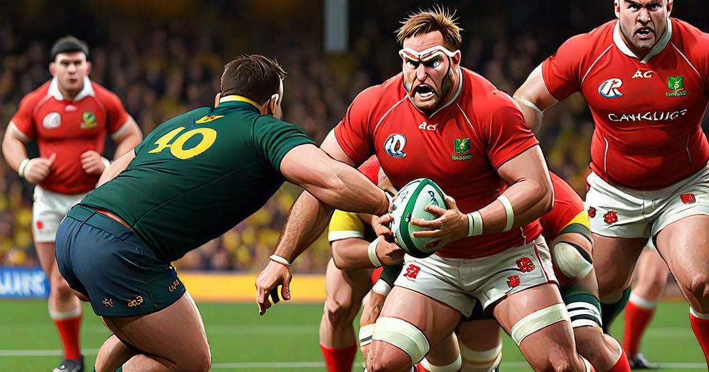 The Battle Down Under: Australia v Wales Rugby Live Match